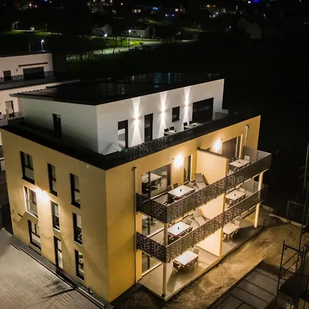 #7 Jsliving Deluxe - Penthouse Mit Dachterrasse Und Panoramablick Kochinsel Badewanne Highspeedwlan Apartamento Horb am Neckar