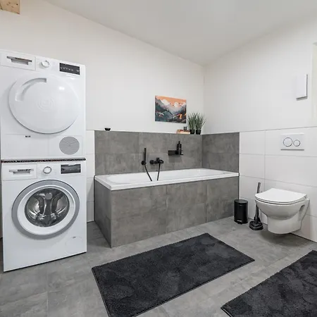 #7 Jsliving Deluxe - Penthouse Mit Dachterrasse Und Panoramablick Kochinsel Badewanne Highspeedwlan