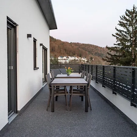 #7 Jsliving Deluxe - Penthouse Mit Dachterrasse Und Panoramablick Kochinsel Badewanne Highspeedwlan Horb am Neckar