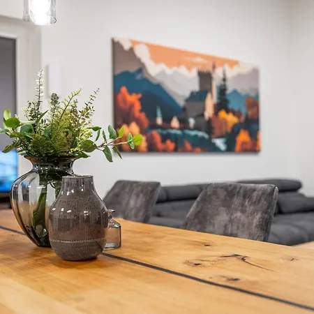 Apartamento #7 Jsliving Deluxe - Penthouse Mit Dachterrasse Und Panoramablick Kochinsel Badewanne Highspeedwlan