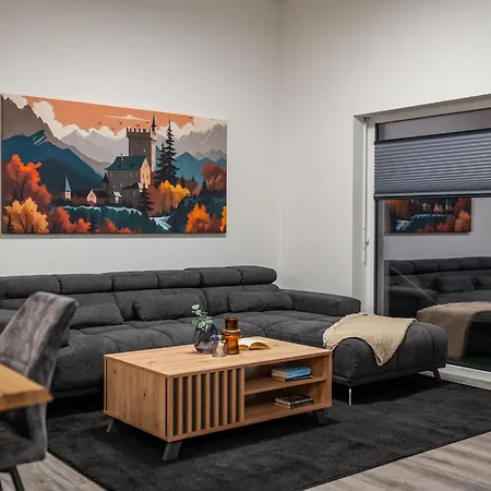#7 Jsliving Deluxe - Penthouse Mit Dachterrasse Und Panoramablick Kochinsel Badewanne Highspeedwlan Horb am Neckar