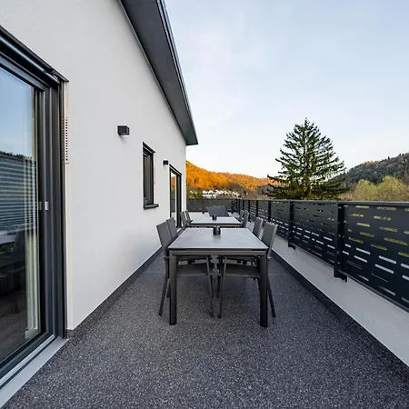 Apartamento #7 Jsliving Deluxe - Penthouse Mit Dachterrasse Und Panoramablick Kochinsel Badewanne Highspeedwlan