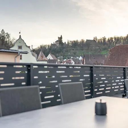 #7 Jsliving Deluxe - Penthouse Mit Dachterrasse Und Panoramablick Kochinsel Badewanne Highspeedwlan Horb am Neckar