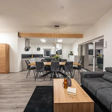 #7 Jsliving Deluxe - Penthouse Mit Dachterrasse Und Panoramablick Kochinsel Badewanne Highspeedwlan