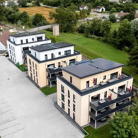 #7 Jsliving Deluxe - Penthouse Mit Dachterrasse Und Panoramablick Kochinsel Badewanne Highspeedwlan Apartamento *